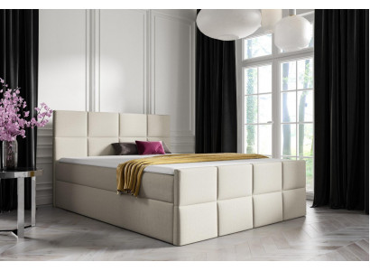Bett Bettkasten Boxspringbett Schlafzimmer Polster Design Doppel Hotel Modern