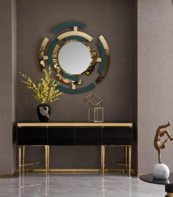 Konsolen Tisch Design Möbel Tische Sideboard Medusa Luxus Wohnzimmer