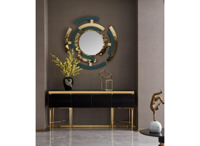 Konsolen Tisch Design Möbel Tische Sideboard Medusa Luxus Wohnzimmer
