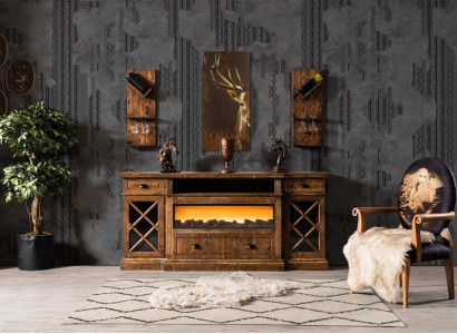 Anrichte Buffet Schrank Esszimmer Anrichten Sideboard Holzkommode Kommoden