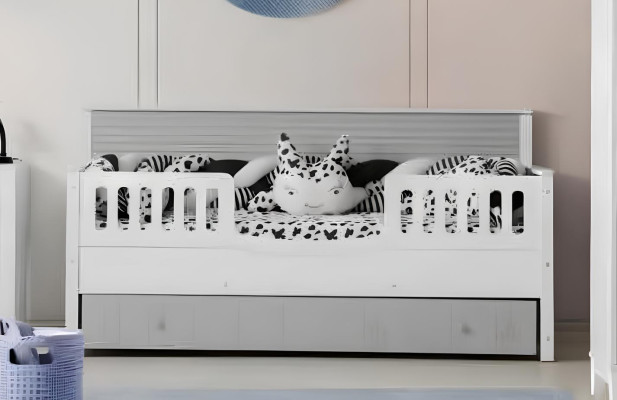 4tlg. Kinderzimmer Ensemble: Komplettmöbel-Set für perfekte Einrichtung