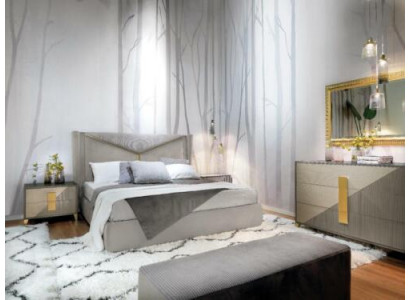 Bett Polster Design Luxus Doppel Dekor Hotel Luxus Betten Schlaf Zimmer