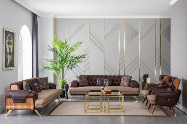 Dreisitzer Couch Möbel Italienisches Design Sofa Couchen 3er Möbel
