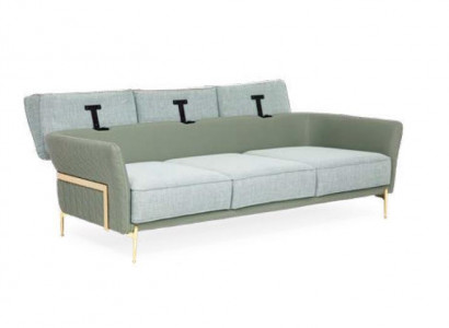 Verstellbare Multifunktion Couch Sofa Dreisitzer Couchen Design Sofas Weiß