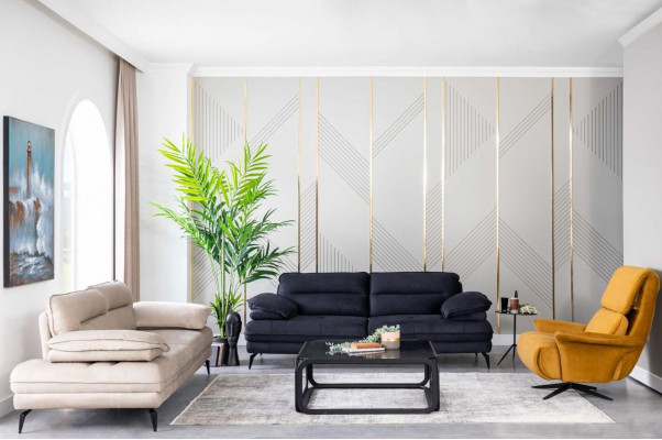 Dreisitzer Bequeme Sofa Couch Italienisches Design Luxus Couchen Möbel