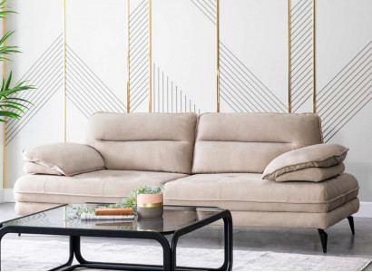 Bequeme Sofa Couch Dreisitzer Italienisches Design Luxus Couchen Möbel