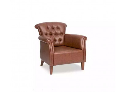 Designer Sessel Braun Luxus Chesterfield Möbel Luxus Büro Chefsessel