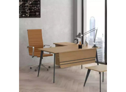 Büro Holzmöbel Eckschreibtisch Designer Arbeitstisch Office Tisch