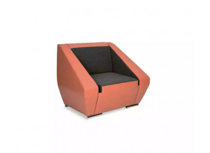 Oranger Luxus Sessel arbeitszimmer Polstermöbel Designer Bürosessel