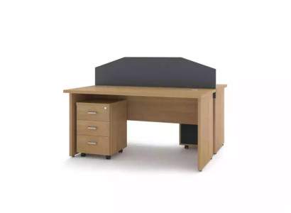 Moderner Schreibtisch Holz Tisch Arbeitszimmer Computertisch Büromöbel