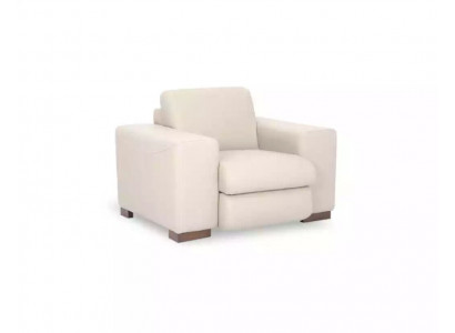 Modern Sessel Weiß Büro Office Arbeitszimmer Textil Möbel Neu