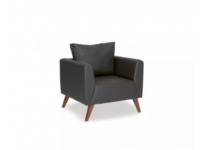 Schwarz Sessel Design Polster Sitz Arbeitszimmer Büro Office Neu