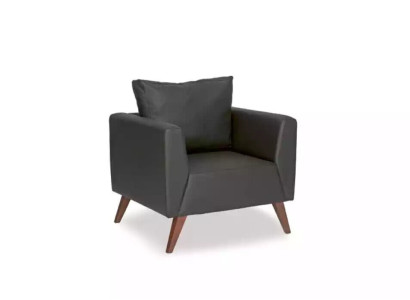 Schwarz Sessel Design Polster Sitz Arbeitszimmer Büro Office Neu