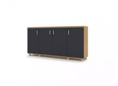 Schrank Büromöbel Arbeitszimmer Holz Büroschrank Regal Aktenschrank