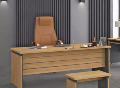 Holz Schreibtisch Büro Office Büromöbel Arbeitszimmer Chefschreibtisch