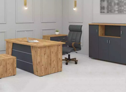 Modernes Komplettes Set Büromöbel Arbeitszimmermöbel Luxus 4tlg Set
