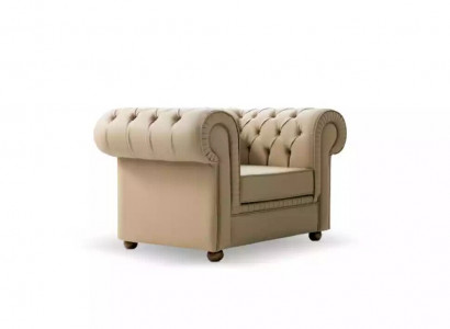 Chesterfield Sessel Luxus Büromöbel Einsitzer Polstersessel Modern