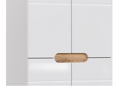 Badschrank Hochschrank Schrank Aufbewahrung Badezimmer Weiß Bad