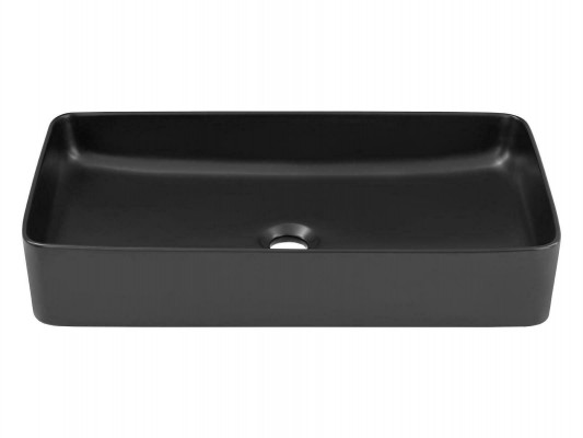 Schwarzer Waschbecken Keramik Aufsatz Tisch Platte Waschtisch Becken