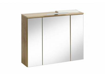 Spiegelschrank Wandschrank Badezimmerschrank Deko mit Spiegel 80 cm LED