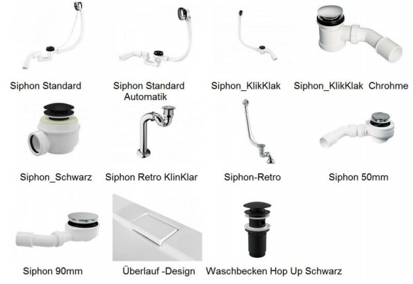Badmöbel Set 60cm Waschbecken mit Dekorative Unterschrank Modern Waschtisch