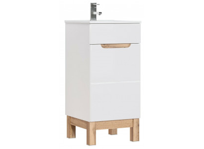 Waschtisch Waschbecken Waschtische Badmöbel Unterschrank + Waschbecken Hochglanz