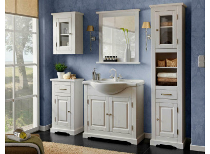 Badezimmer Badmöbel Set Badmöbelset Waschbecken 5tlg. Zimmer
