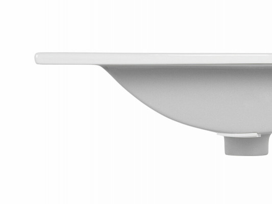 Waschtisch Einbauwaschtisch Waschbecken 60 x 46 cm weiss Badezimmer Waschschale