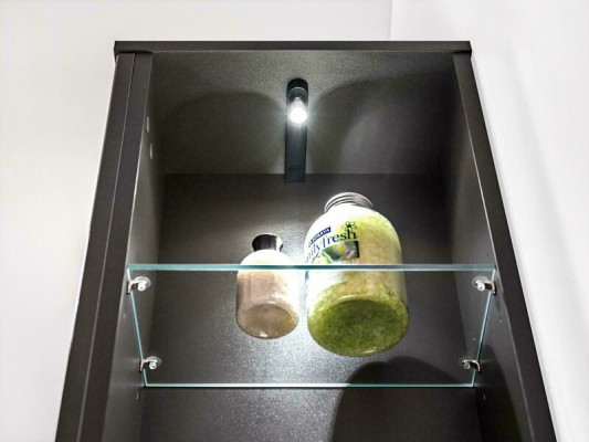 Badezimmer Badmöbel Regal Schrank Möbel Braune Schränke Apotheken