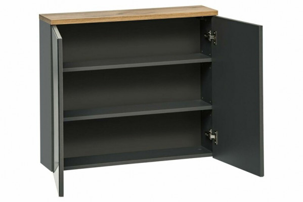 Spiegelschrank Wandschrank Badezimmerschrank mit Spiegel 80 cm Bad