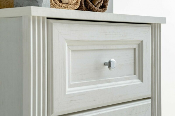 Design Badezimmer Möbel Bad 5 tlg. Deko Set Garnitur Schrank Waschbecken