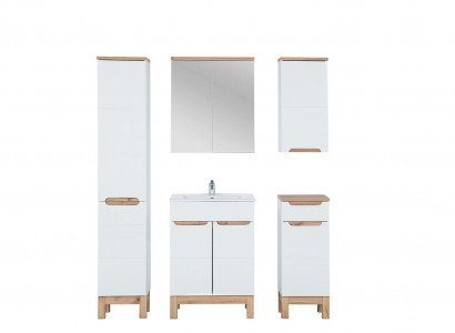 Design Möbel Waschbecken Badezimmer Bad Set Garnitur Schrank Badmöbelsets 5tlg.