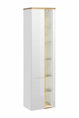 Design Badezimmer Möbel Bad 3 tlg. Set Garnitur Schrank Waschbecken Beleuchtung