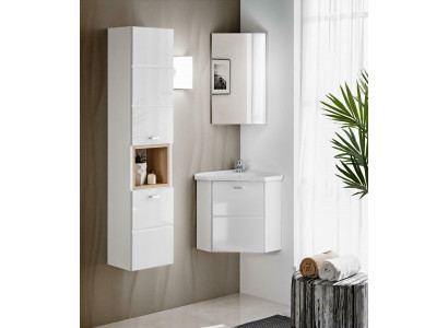 3-tlg. Waschplatz Badmöbel Badezimmer Dekor Set Waschtisch Waschbecken
