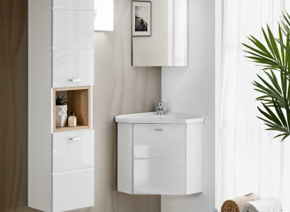 3-tlg. Waschplatz Badmöbel Badezimmer Dekor Set Waschtisch Waschbecken