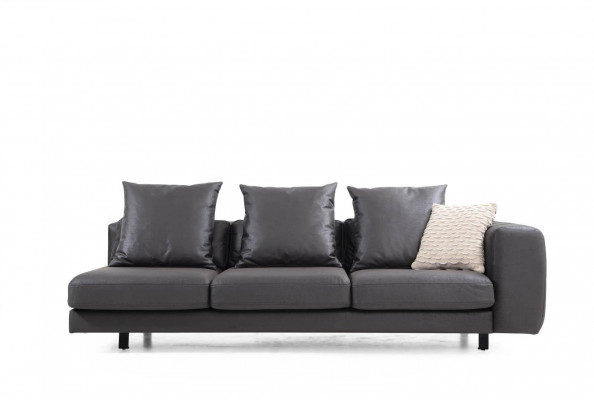 Ecksofa Eckgarnitur L form Polstersofa Stoffsofa Grau Sofa Tisch Couch