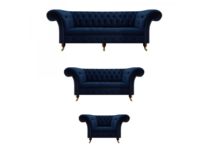 Wohnzimmer Komplett Möbel 3tlg Sofas Couch Luxus Sessel Textil Einrichtung