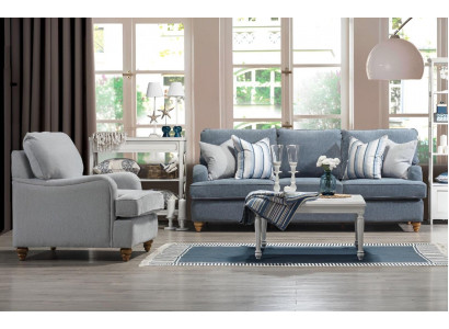 Sofagarnitur 2tlg Wohnzimmer Einrichtung Dreisitzer Sofa Luxus Sessel Neu