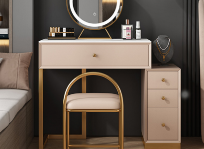 Designer Schmink Tisch Schlafzimmer Konsolen Tisch Spiegel Luxus Neu