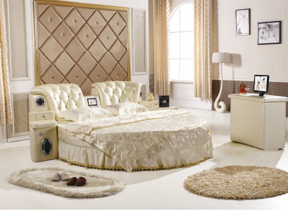 Rundes Bett Rund Design Betten Doppel Luxus Hotel Gestell Schlaf Zimmer