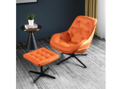 Klassische Design Polster Sessel Set Chesterfield Sitz Garnitur + Hocker