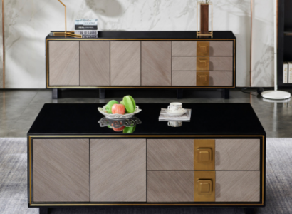 Wohnzimmer Design Tische Möbel Luxus Beistelltisch Holz Modern Couchtisch