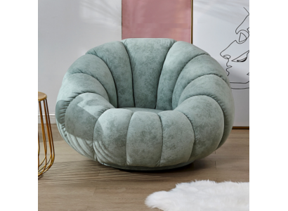 Designer Sessel 1 Sitzer Grau Textil Luxus Lougne Sofa Einsitzer Neu