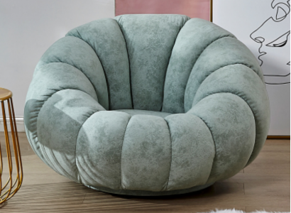 Designer Sessel 1 Sitzer Grau Textil Luxus Lougne Sofa Einsitzer Neu