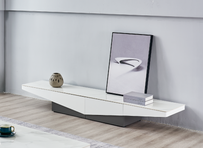 Design Sideboard Schrank Kommode Modernes Low Board Regal Wohnzimmer rtv