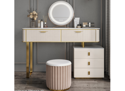 Schminktisch Spiegel Luxus Konsole Kommode Schlafzimmer Konsolentisch