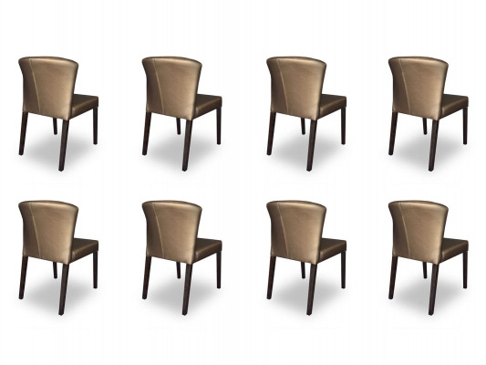 8x Stühle Stuhl Polster Design Lehn Garnitur Sessel Komplett Modernes Set Neu