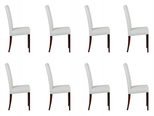8x Stühle Stuhl Polster Design Lounge Club Sitz Lehn Garnitur Sessel Neu