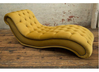 Chesterfield Chaiselongues Sofa Liege Chaise Club Relax Liegen Leder