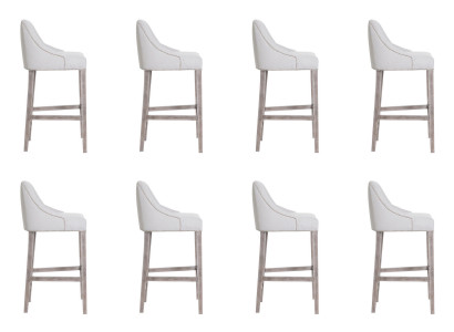 Design Barhocker 8x Stuhl Hocker Tresen Bar Set Stühle Komplett Garnitur Neu